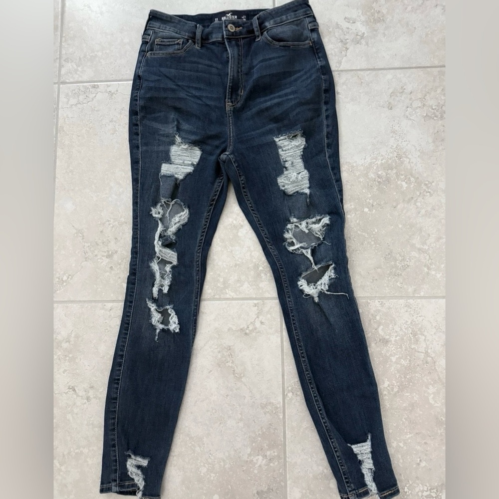 Hollister Womens Curvy Ultra High Rise Super Skinny Jeans Size 27X28, 5S